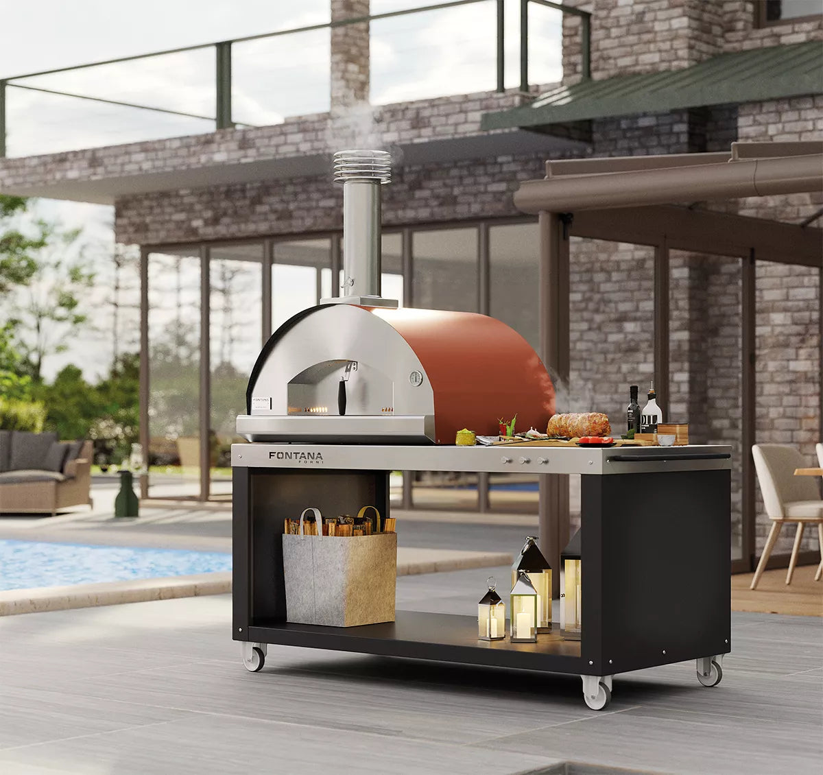 Madison Rijpen cijfer Pizza Ovens For Sale | Outdoor Home Pizza Ovens | Fontana Forni – Fontana  Forni USA