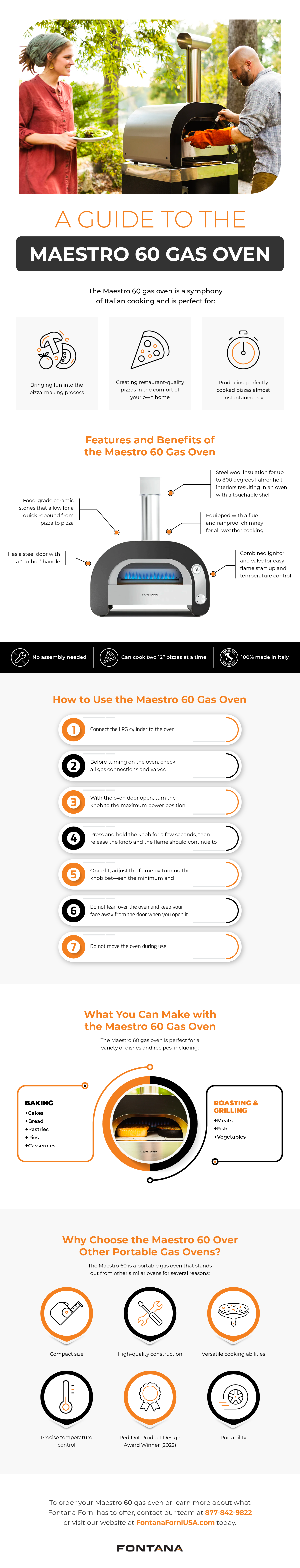 Maestro 60 Gas Oven Guide