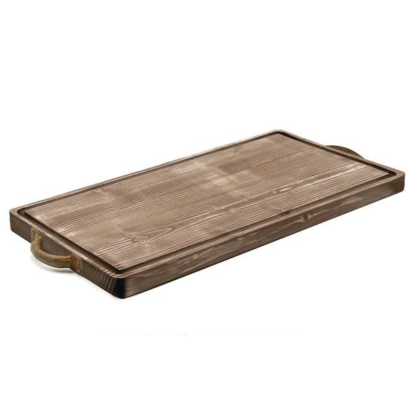 Bisetti Walnut Cutting Board With Sauce Groove 15 3 4 x 9 7 8