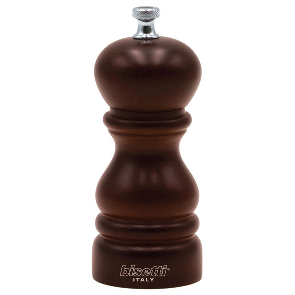 Bisetti Imperia Olive Wood Pepper Mill, 9-7/8-Inches