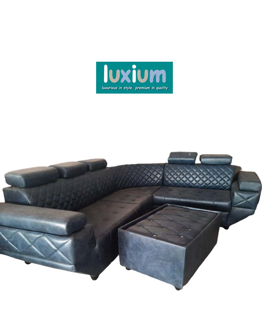 Ship Model Corner Sofa with Center Table – Luxium India