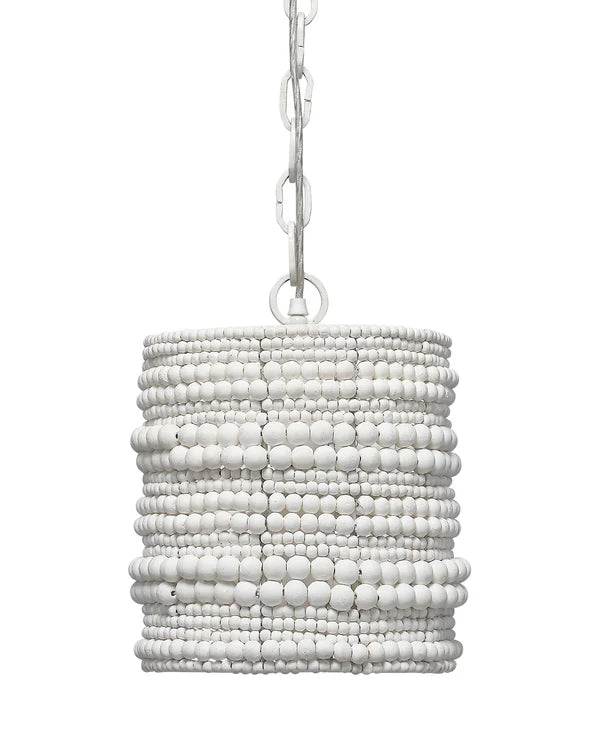 Jamie Young Company's White Strand Pendant - Model 5STRA-PEWH