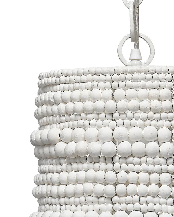 Jamie Young Company's White Strand Pendant - Model 5STRA-PEWH