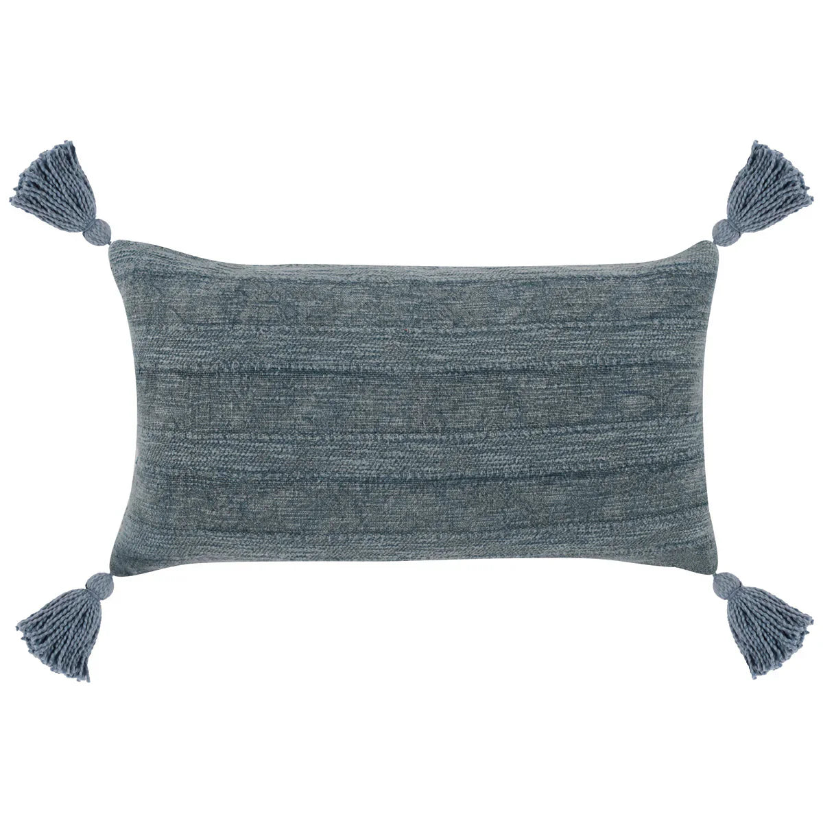 Classic Home's Villa Collection - 14"x26" Blue Desi Throw Pillow - V240035