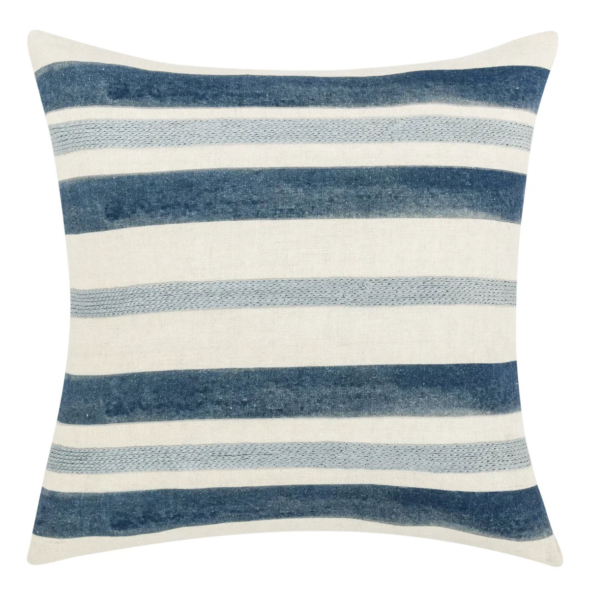 Classic Home's Villa Collection - CA Seiano Ivory/Blue 22x22 (Set of 2) - V300010
