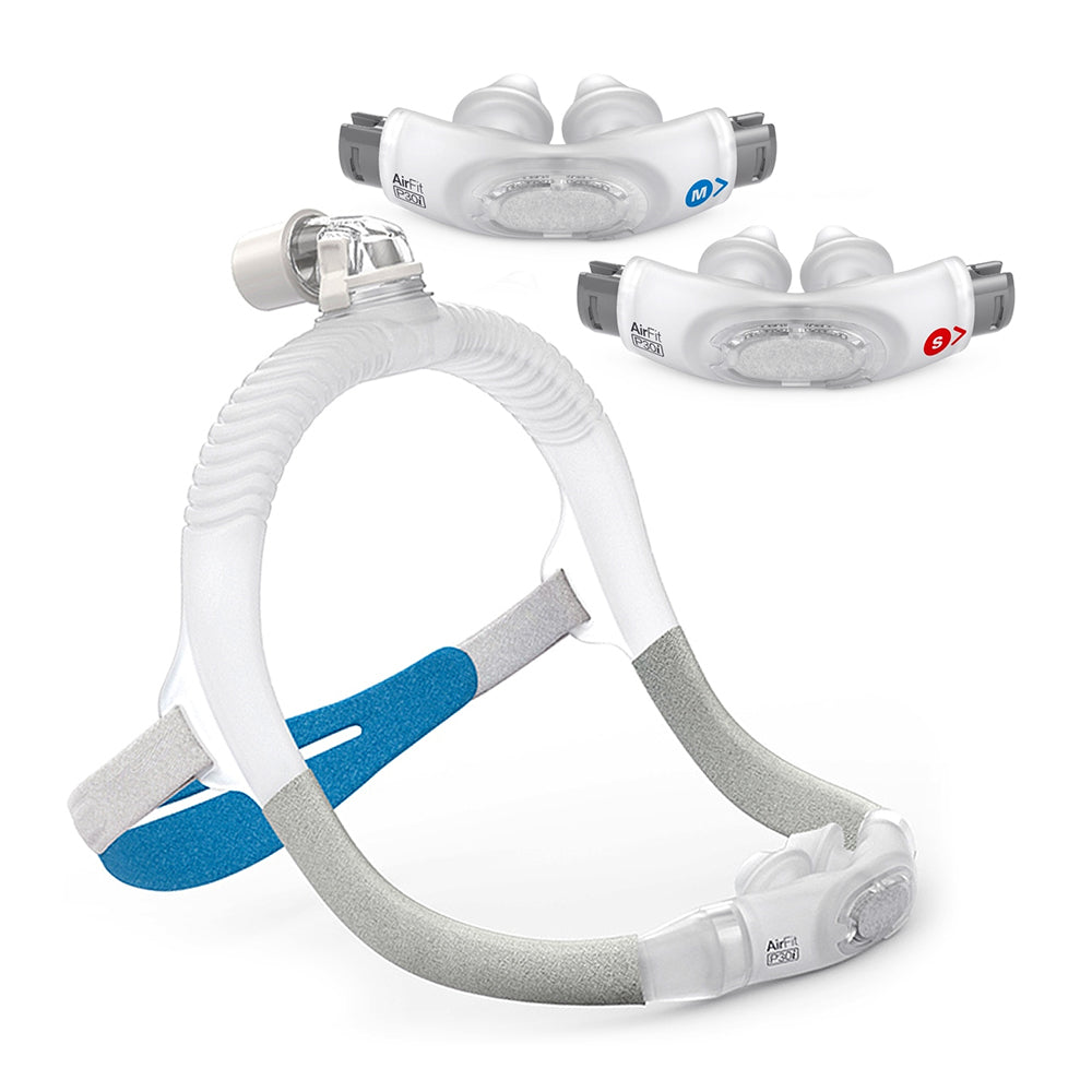 ResMed AirFit™ P30i Nasal Pillow CPAP Mask with Headgear Starter Pack - Respiratory Warehouse product image