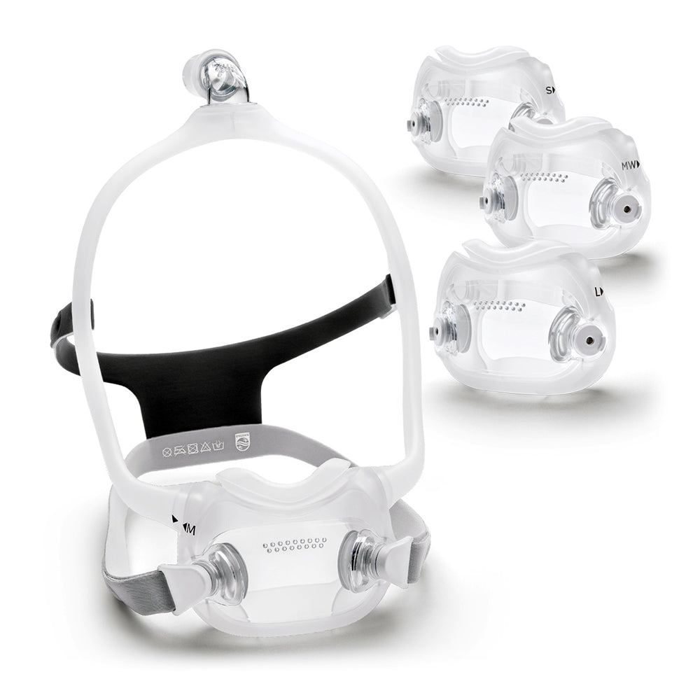 Philips Respironics DreamWear Full Face CPAP Mask with Headgear - FitPack - Respiratory Warehouse product image