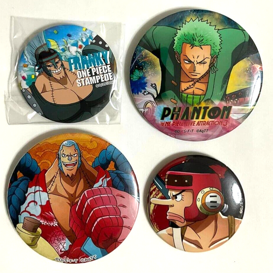 One Piece Pin - One Piece Pirates YAKARA Can Badge Red: Franky