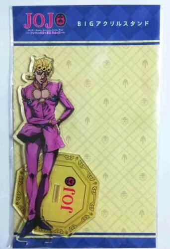 JOJO WORLD Giorno Giovanna Big Acrylic Stand Official NEW JAPAN