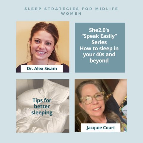Sleep strategies for midlife women with Dr. Alexandra Sisam