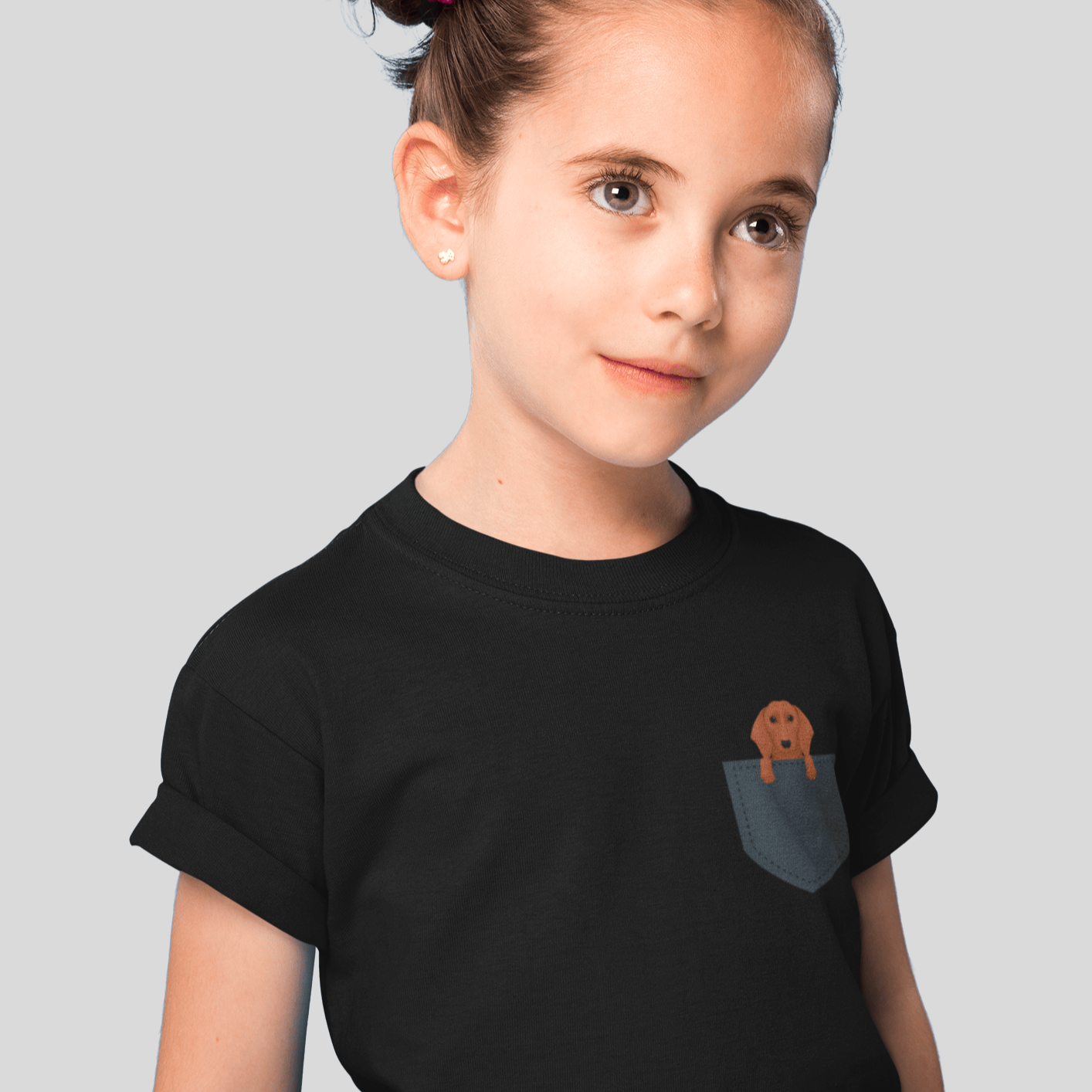 dachshund pocket tee