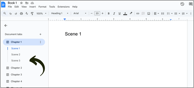 Google Docs for Novel Writing