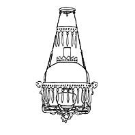 Drawing of Library Lamp