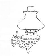 Drawing of Wall Bracket Lamp
