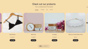 Product Collections with Menu - qwiqode Theme Sections