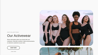Split Screen with Vertical Scroll