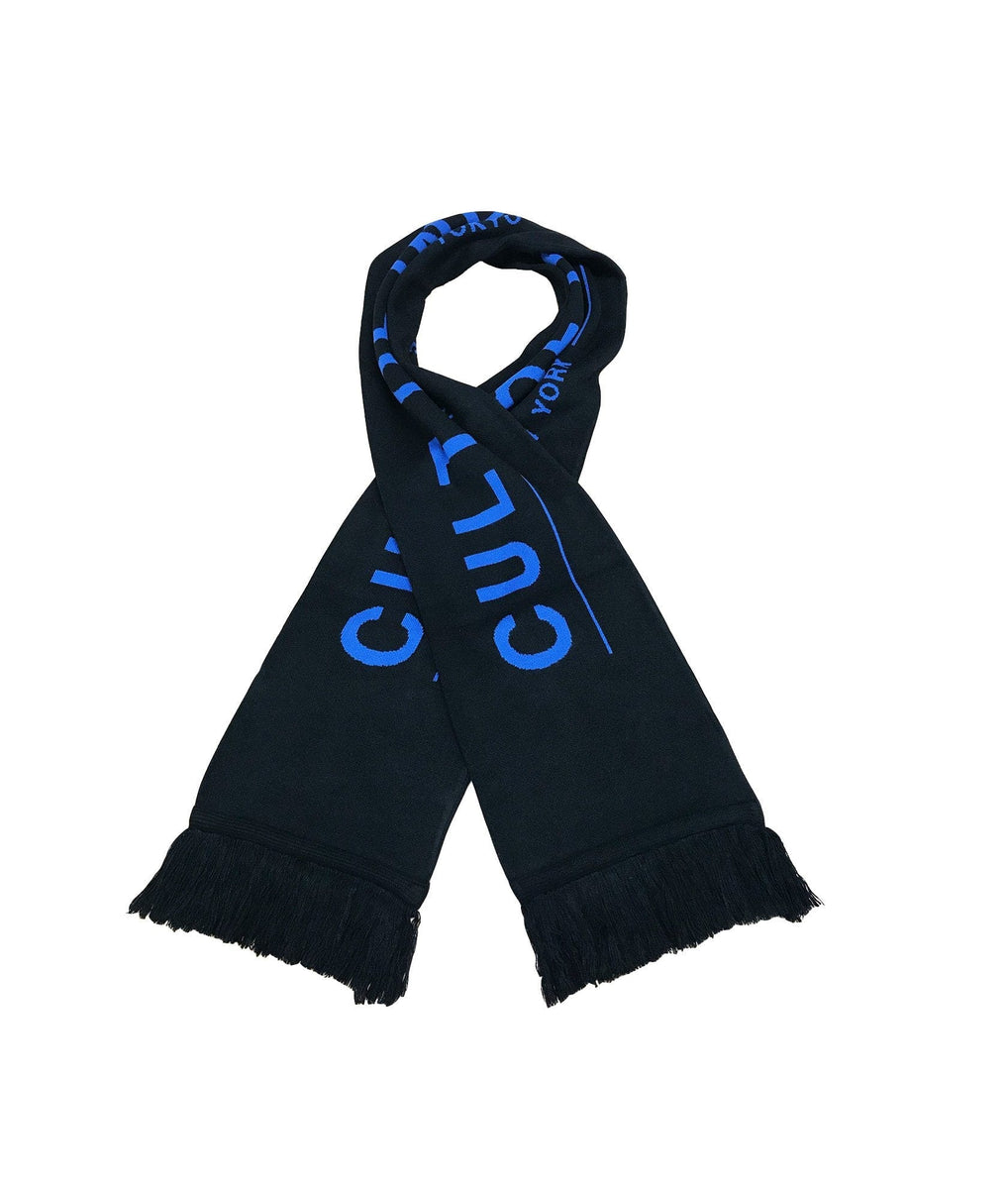BLUE CULT LOGO BLACK SCARF – Reach E-Shop