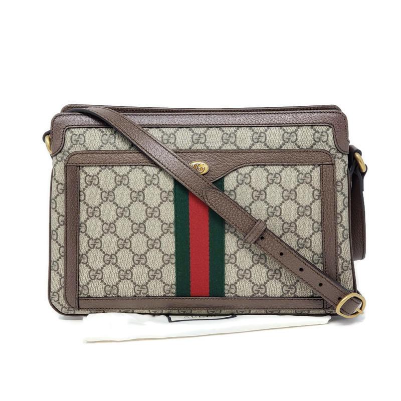 gucci gg supreme medium shoulder bag