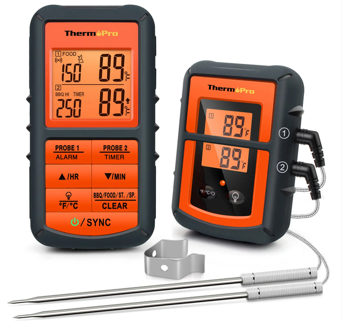 ThermoPro TP25 150M Wireless Smart Bluetooth-Connected Kitchen Cooking Meat  Thermometer 4 Probes BBQ Oven Digital Thermometer