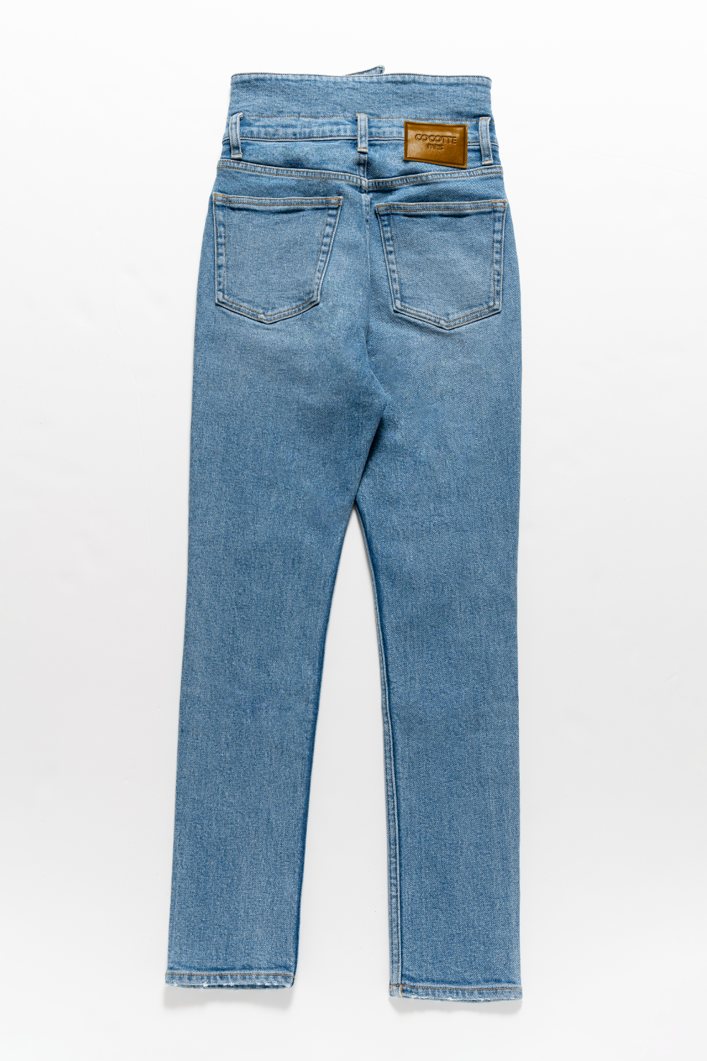 Cocotte paris】High waist blue denim | www.fleettracktz.com