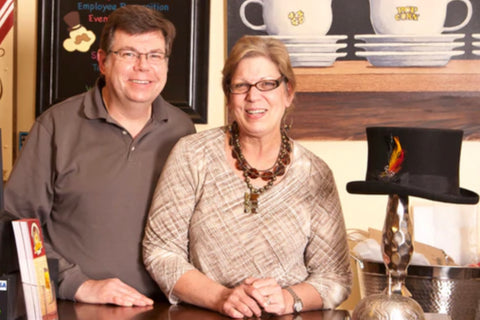 Owners of Poppington's Gourmet Popcorn Greenville, SC