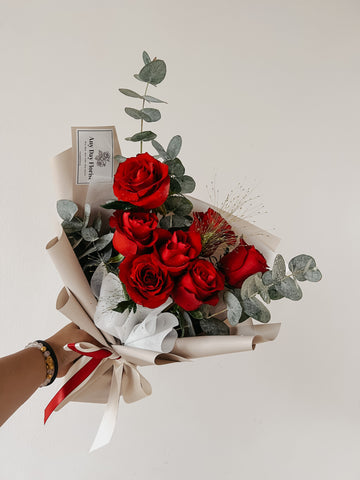 9 stalk roses for anniversary any day florist