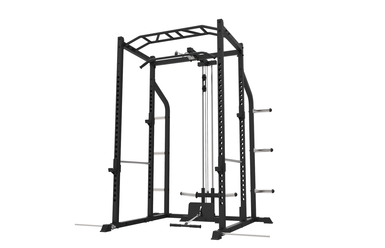 Power Rack with Cable Crossover Attachment