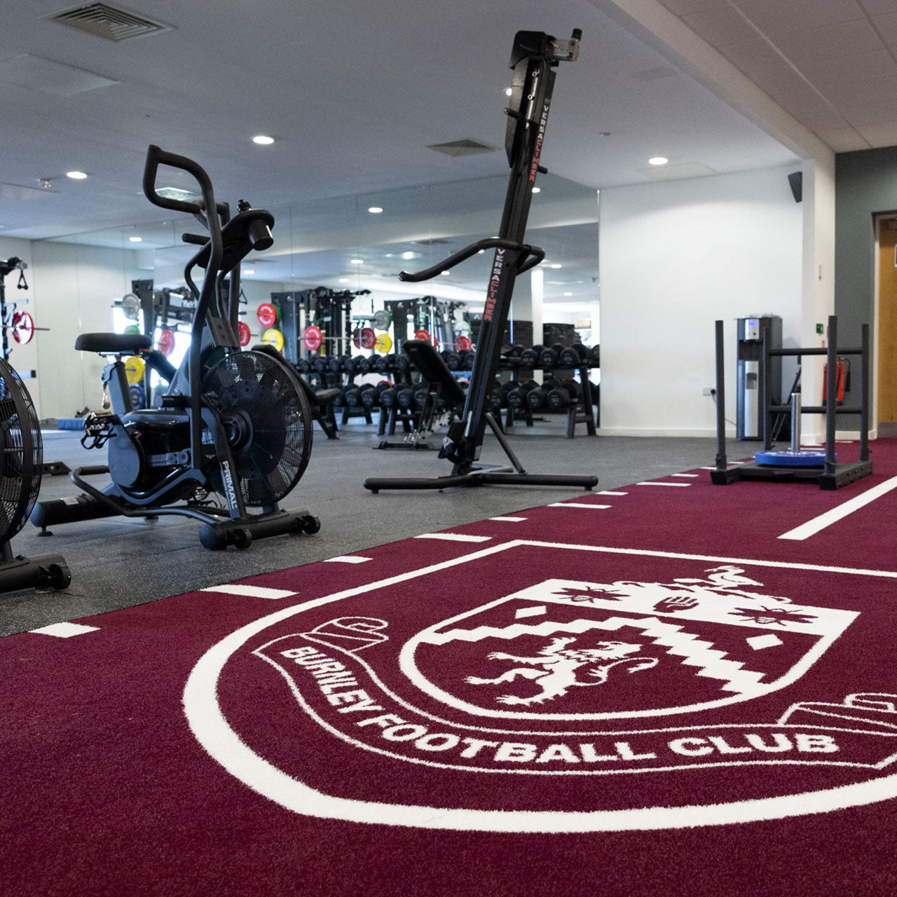 Burnley FC gym powered by PRIMAL