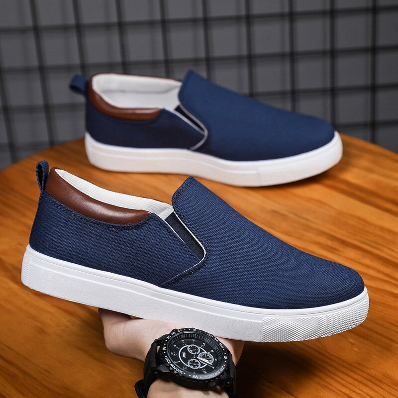 Loafers Men Spring New Casual Canvas Shoes Men Light Slip-on Sneakers Comfortable High-quality Flat Shoes Men Footwear кроссовки