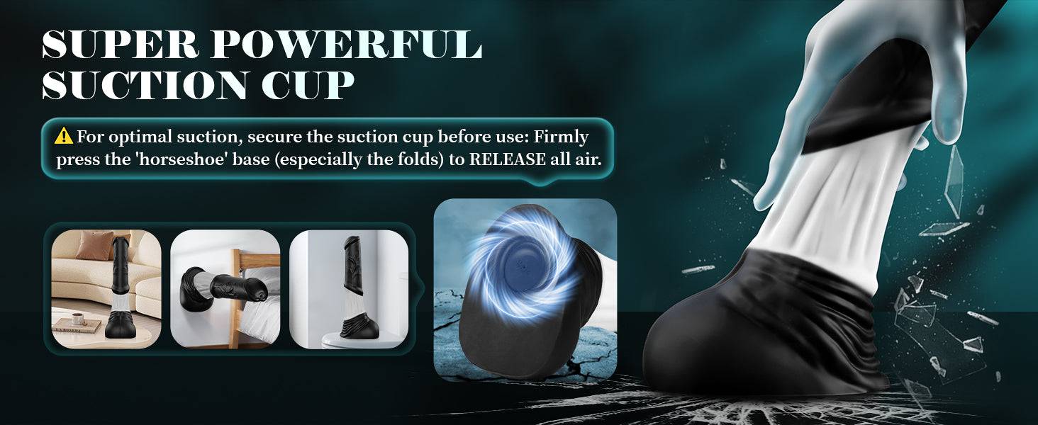 TaRiss's® Smart Silicone Thrusting Dildo Vibrator with 7 Vibrating & 7 Thrusting Modes Remote Control Fantasy Horse Dildo with Suction Base 11.8'' - tarisss.com