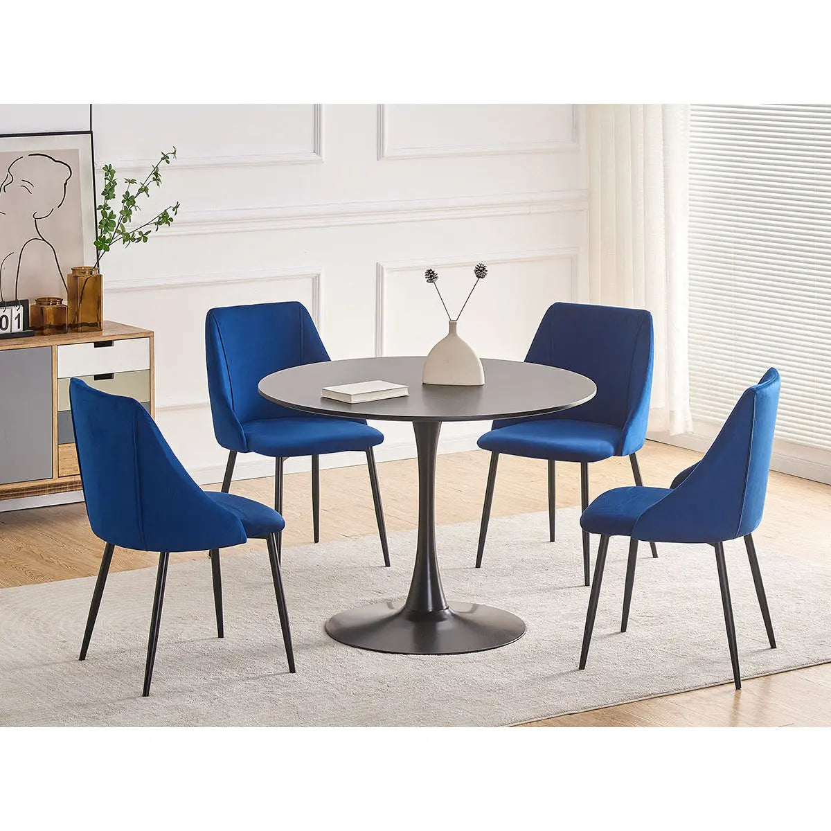 Titus Refine 5pc Wood Dining Set Titus