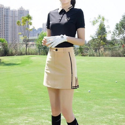 韓国ゴルフウェア　dk セットアップ　新品　スカート　デザインキー
