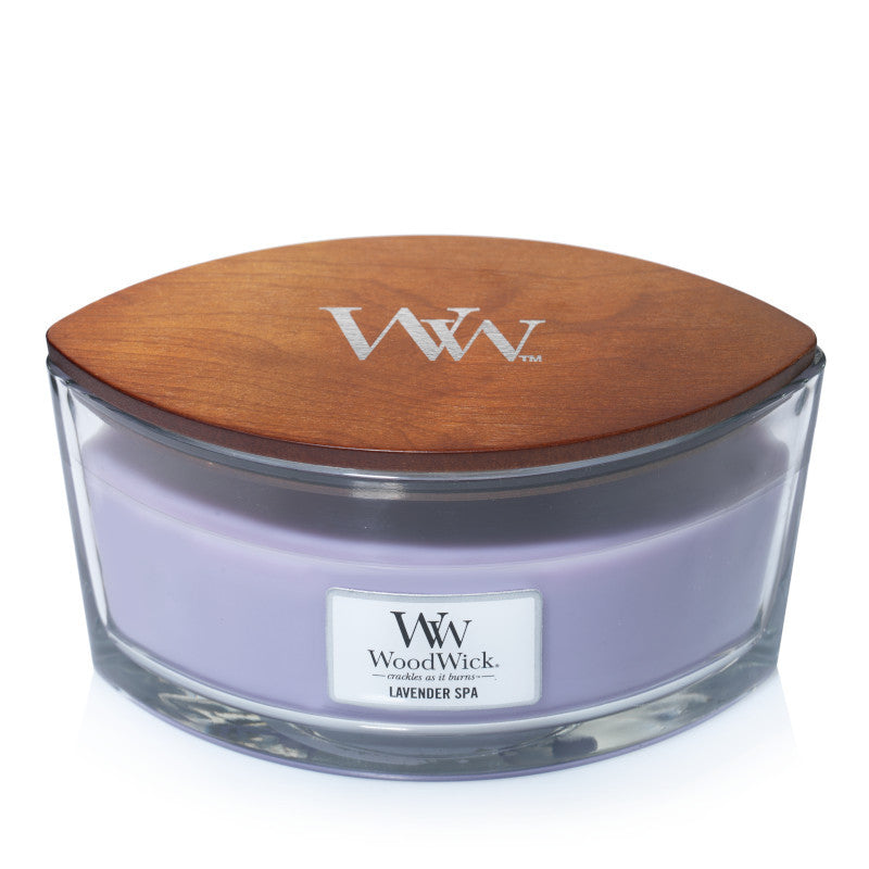 woodwick lavender spa 453,6gr candela profumata donna