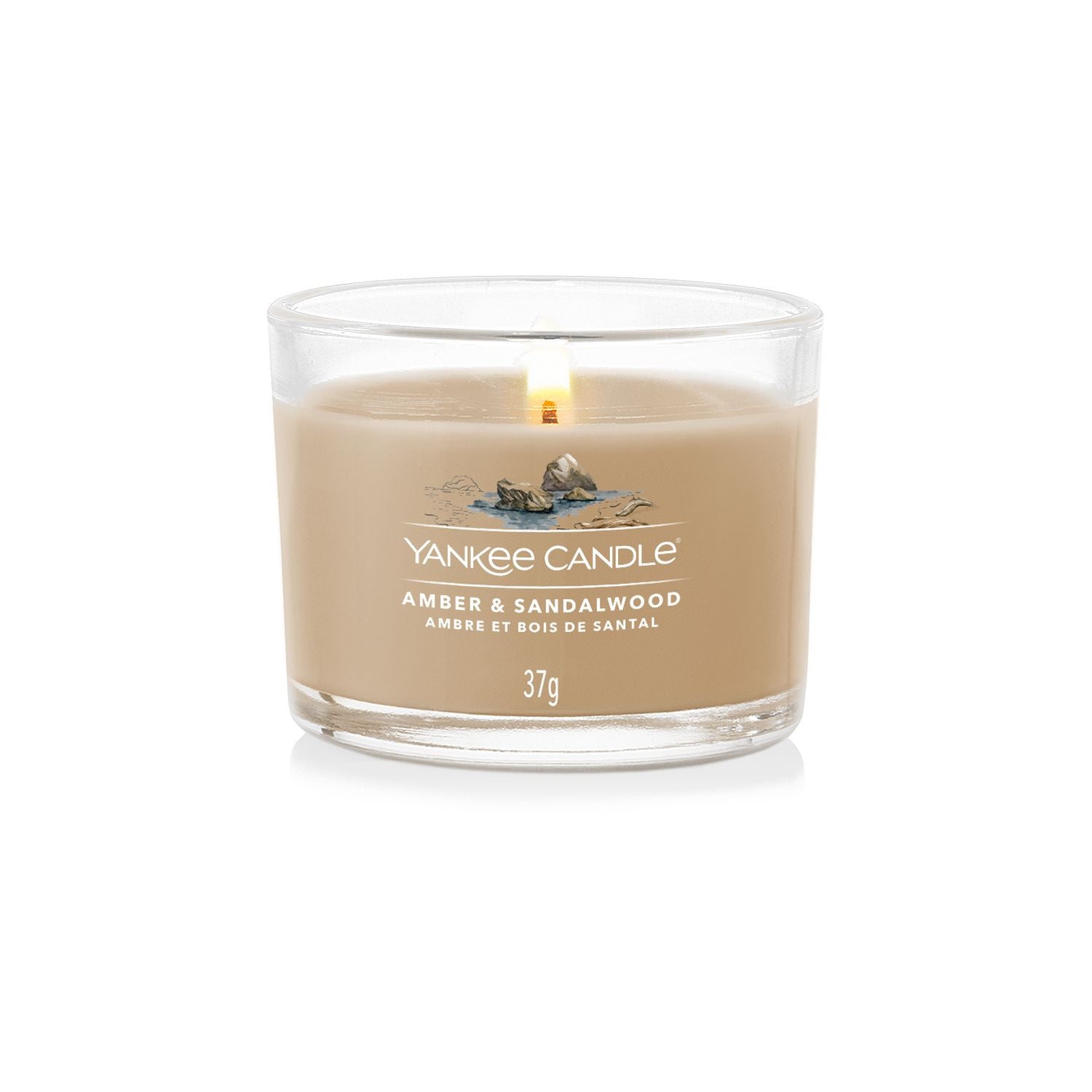 Yankee Candle Amber & Sandalwood 37gr Candela Profumata