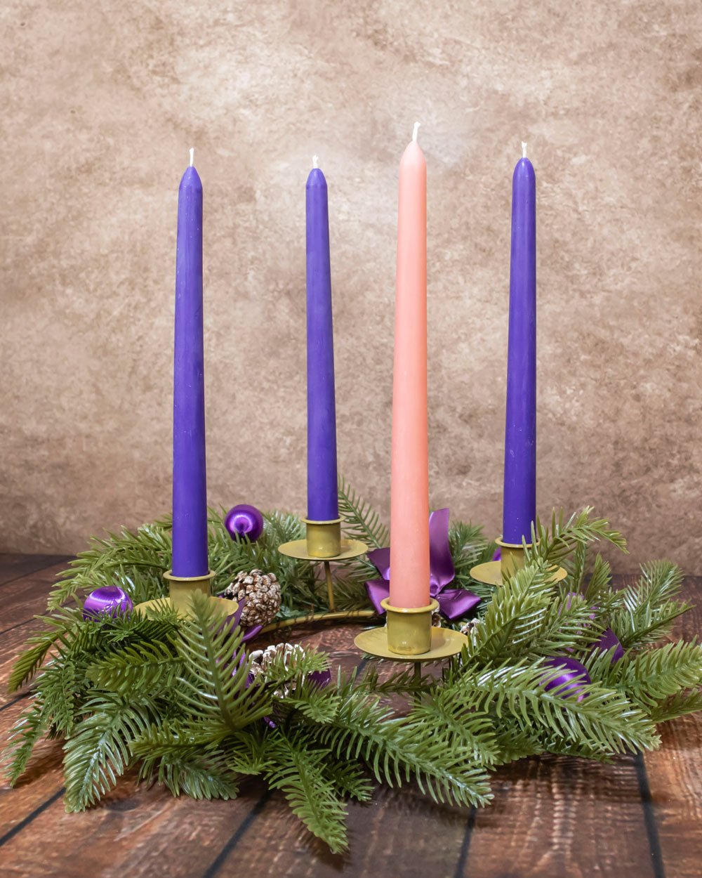 Solid Hand-Dipped Advent Taper Set