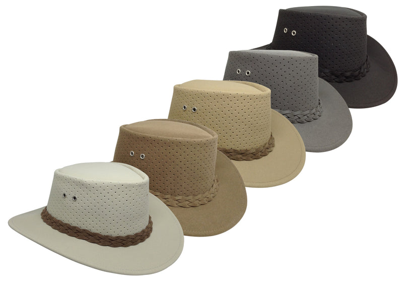Outback Bushie Perforated Shade Hat by Aussie Chiller