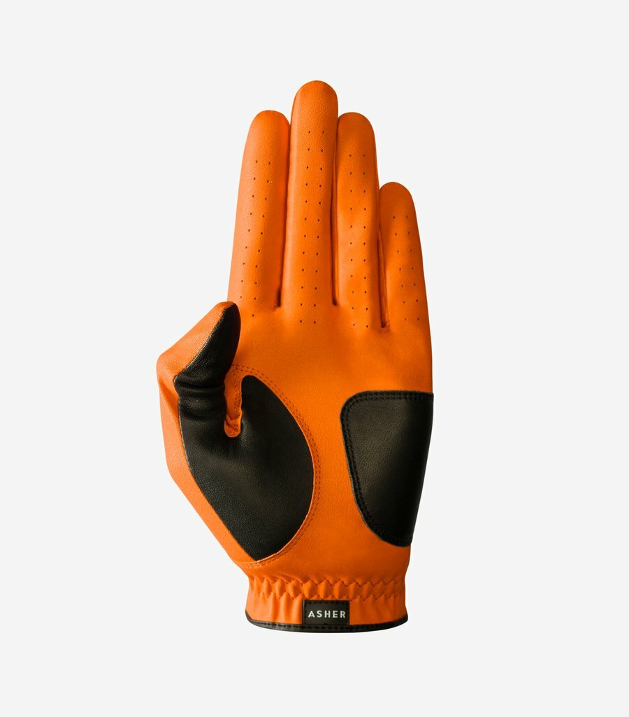 Asher Golf: Men’s Chuck 2.0 Golf Glove – Orange