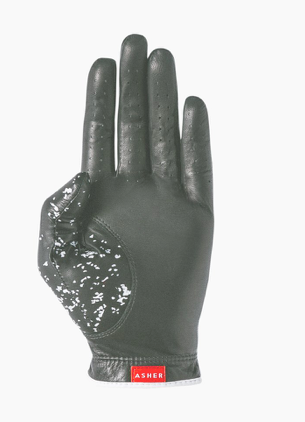 Asher Golf: Mens Premium Golf Glove – Jet Black