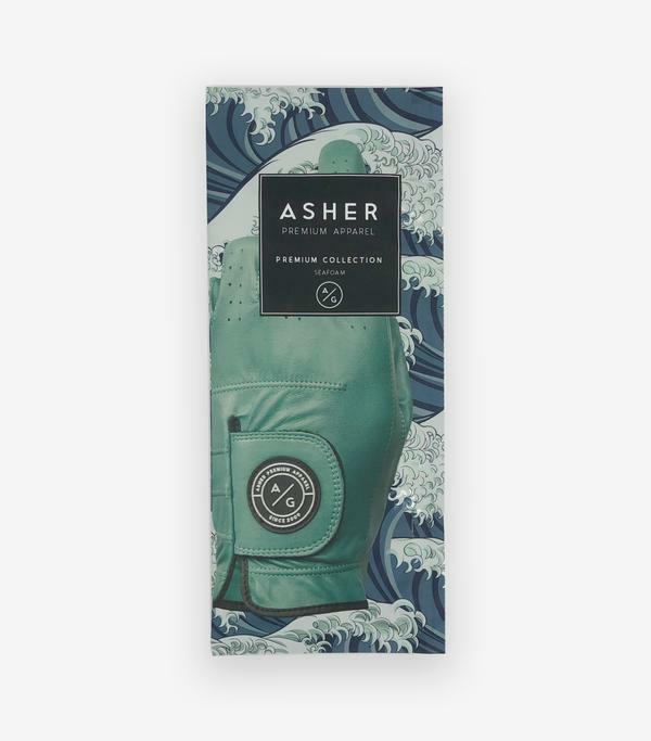 Asher Golf: Ladies Premium Golf Glove – Sea Foam