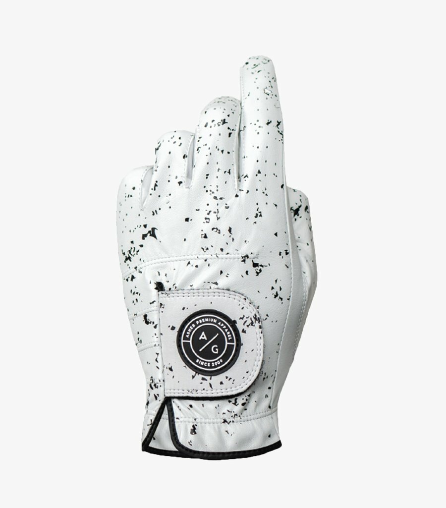 Asher Golf: Mens Premium Golf Glove –  Peppered