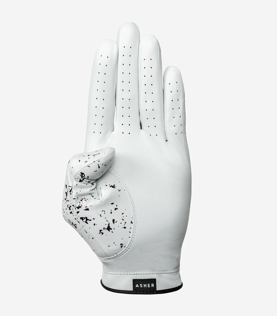 Asher Golf: Mens Premium Golf Glove –  Peppered