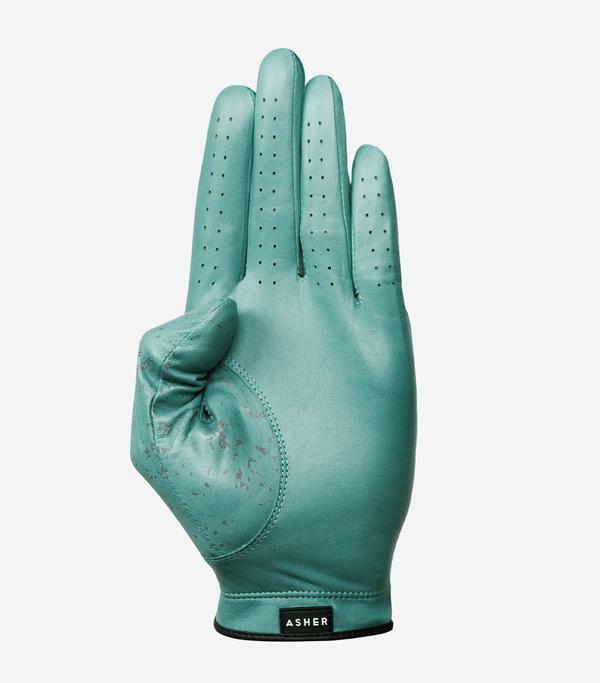 Asher Golf: Mens Premium Golf Glove – Sea Foam