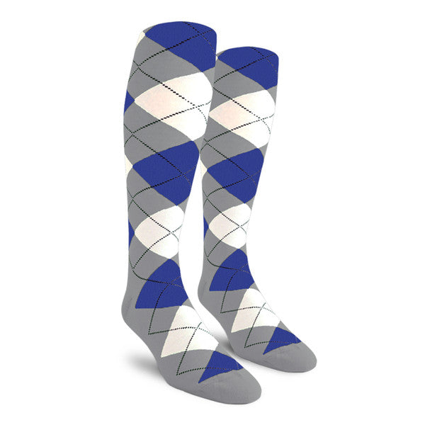 Ladies Over-The-Calf Argyle Socks by Golf Knickers