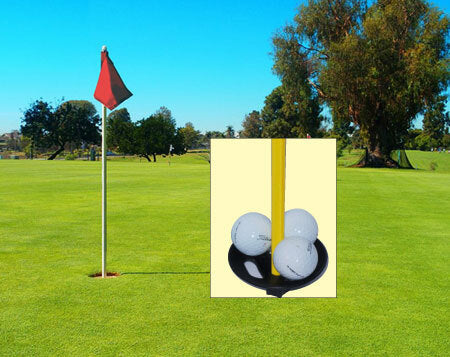 golf flags and markers