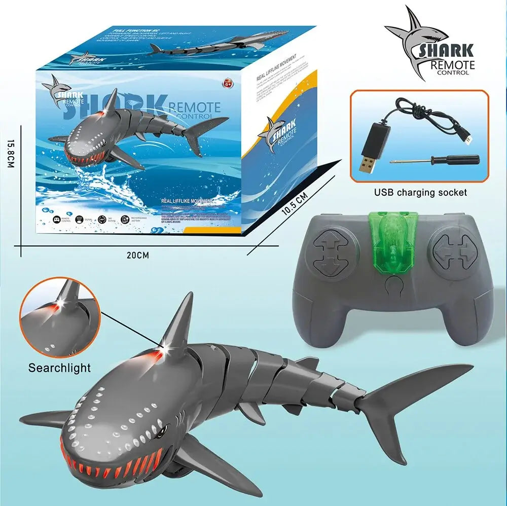 Best Remote Control Shark Toy 2.4G 30m Range - FREE DELIVERY – AfzalMart