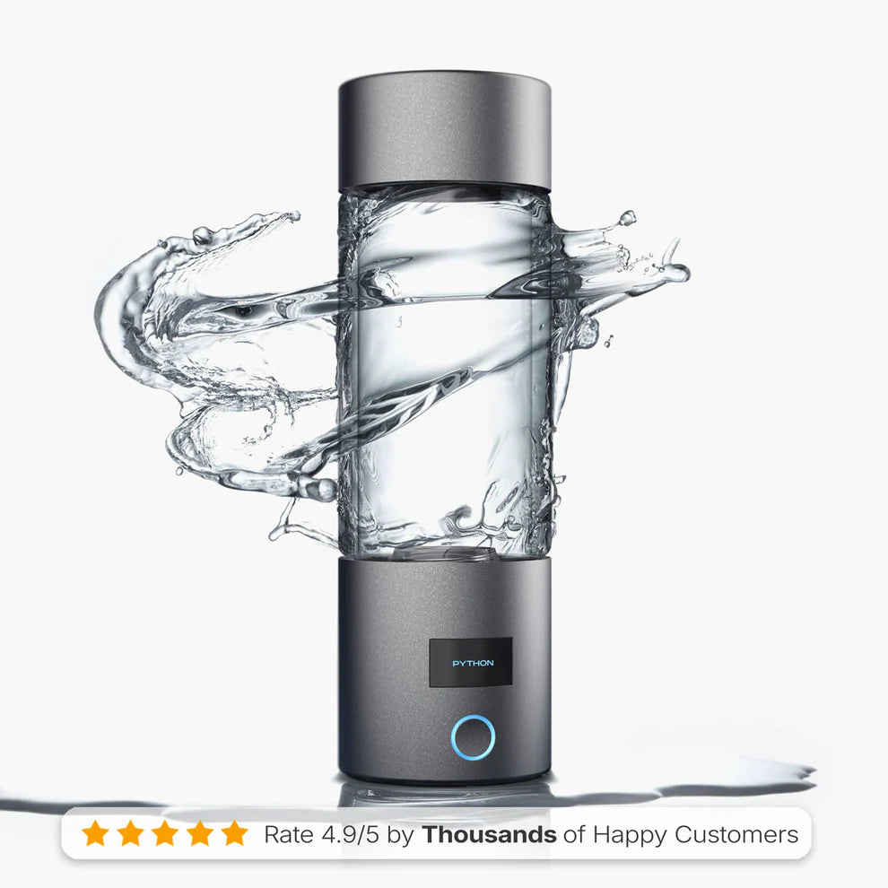 Python Bionic Hydrogen water bottle Detoxification it fuels mitochondrial ATP production