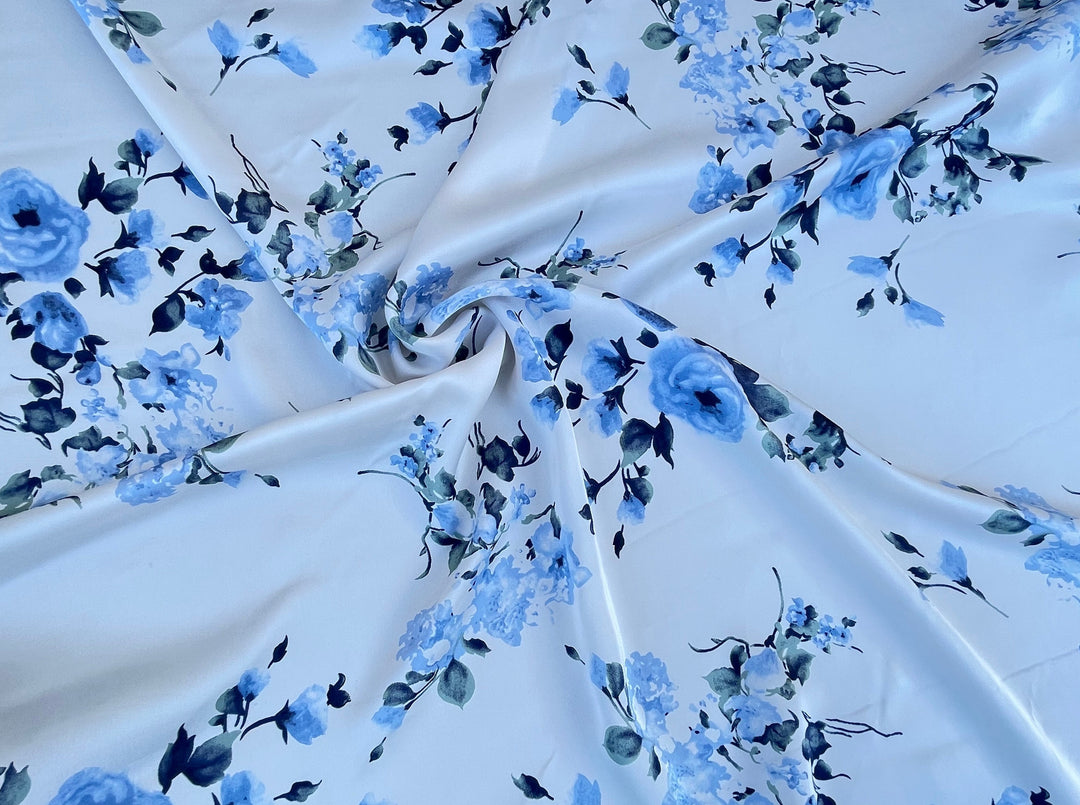 Stretch Satin Fabric | Blue Moon Fabrics