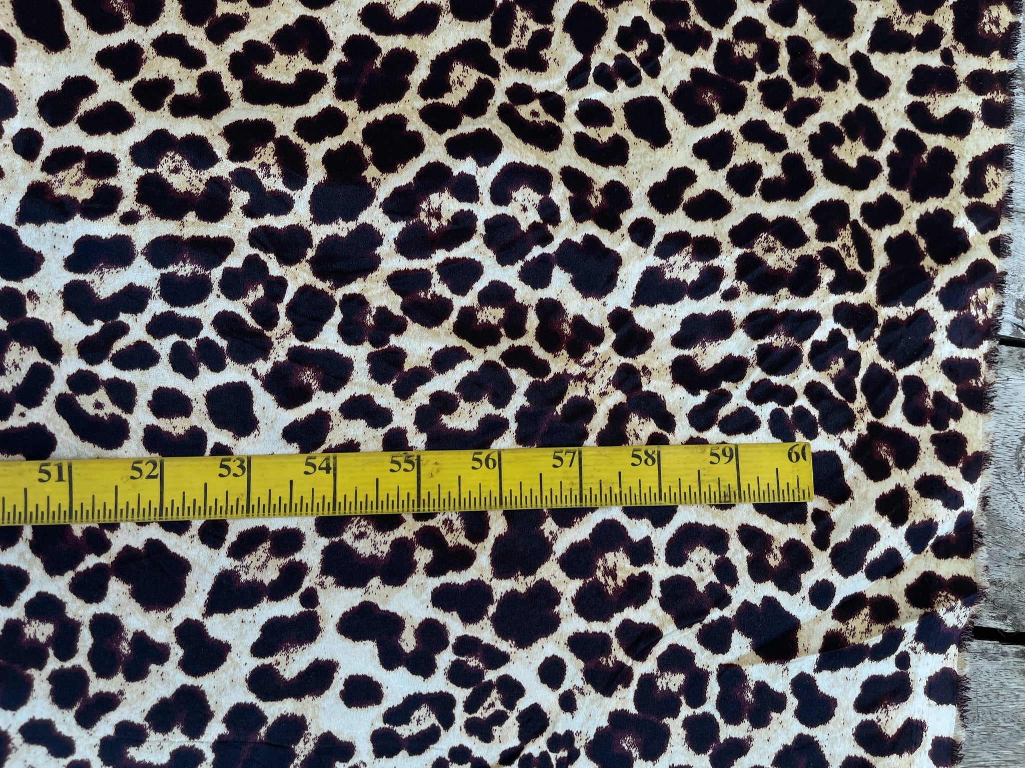 Faux silk cheetah satin fabric by the yard – MONSARFABRICS