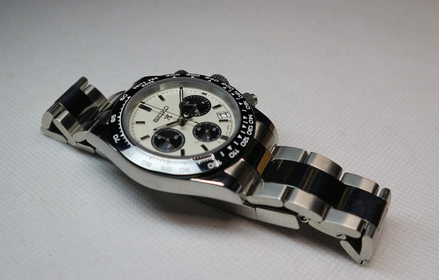 Montre Daytona seiko mod panda custom watch – Moddertimer
