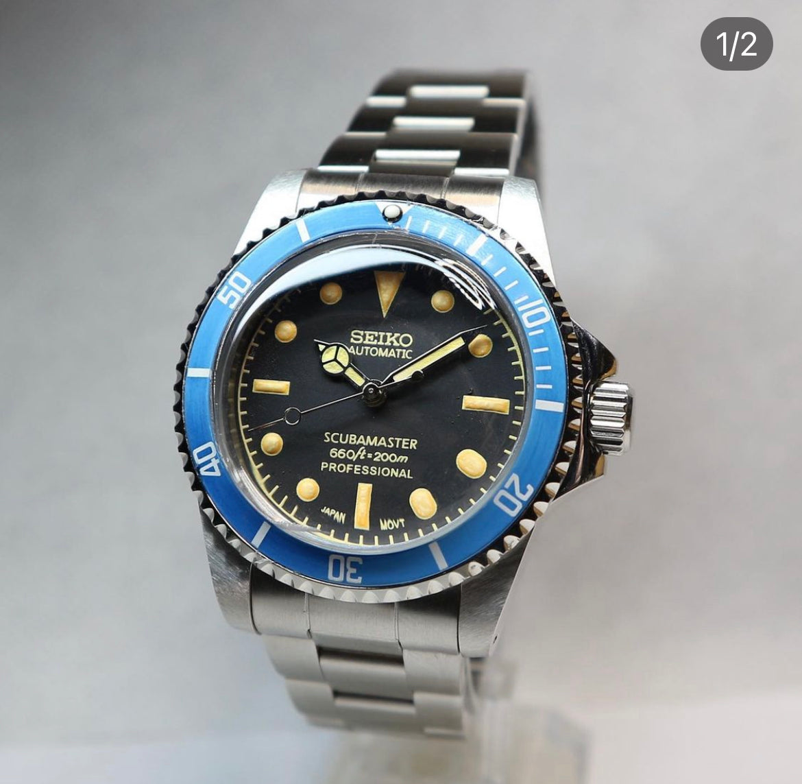 Montre vintage submariner seiko mod watch custom – Moddertimer